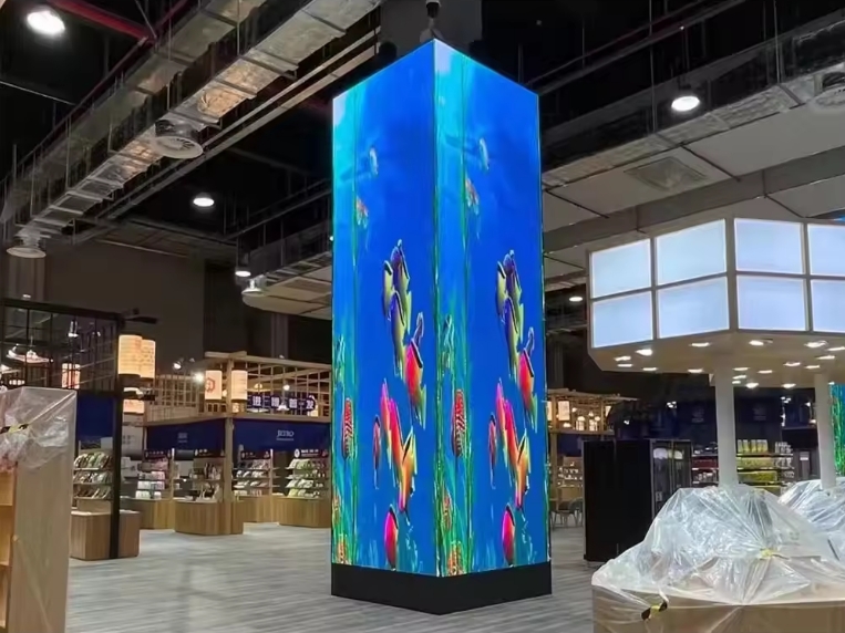 Shopping mall LED display case 02
